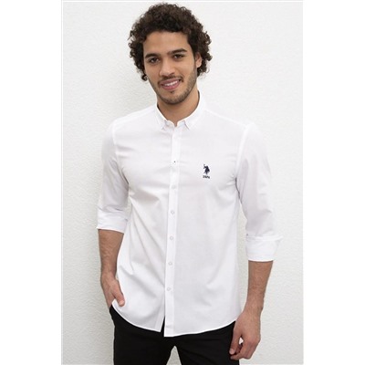 U.S. Polo Assn. Erkek Beyaz Gömlek G081GL004.000.1105592