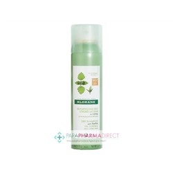 Klorane Ortie Shampooing Sec Séborégulateur Teinté Cheveux Bruns 150 ml