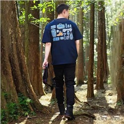 Хлопковая футболка унисекс с принтом на спине Timberlan*d 🌳 ОРИГИНАЛ!