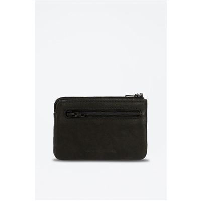 Monedero de piel Striking Negro
