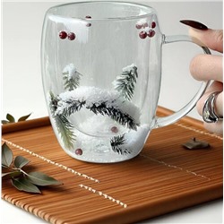 Новогодний стакан. В наборе 2 шт