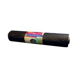 Пакет мусорный 120л 45шт 25гр (Хозяюшка) 70х110см 25мкм ПНД черный (10ту)
