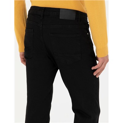 Siyah Slim Fit Jean Pantolon