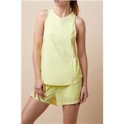 Short Zelia Amarillo acidulado