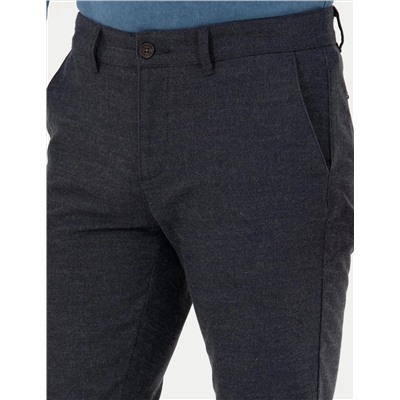 Antrasit Slim Fit Kanvas Pantolon