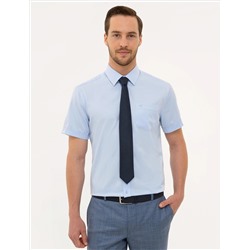 Açık Mavi Regular Fit Kısa Kollu Gömlek