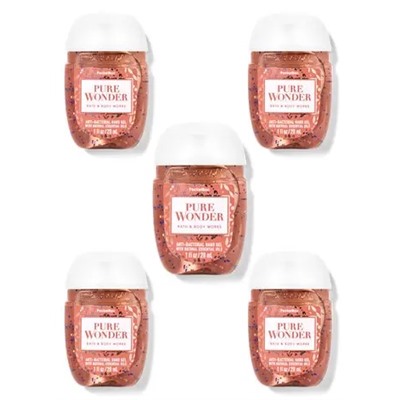PURE WONDER PocketBac Hand Sanitizers, 5-Pack