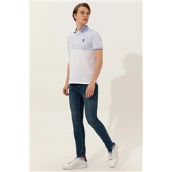 Erkek Koyu Mavi Polo Yaka Tişört