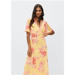 Vestido estampado flores -  Mujer | MANGO OUTLET España