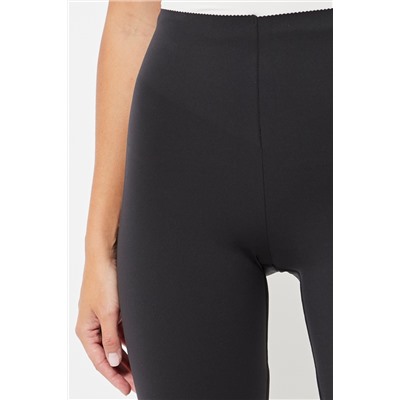Leggings ciclista de compresión cintura alta - Negro