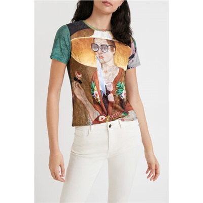 Camiseta retrato obra de arte