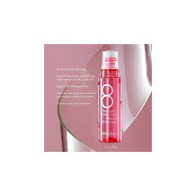 Pink_8 Seconds Salon Hair Repair Ampoule (15ml*10ea) Высококонцентрированная восстанавливающая сыворотка для волос