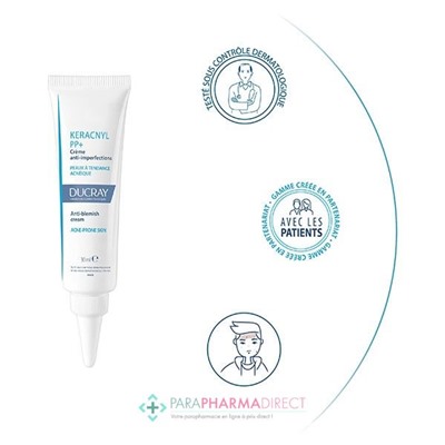 Ducray Keracnyl PP+ Crème Apaisante Anti Imperfections 30ml