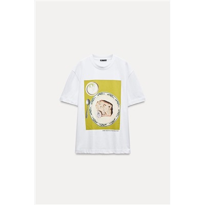 T-SHIRT WITH FRONT PRINT