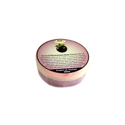 Натуральный крем-скраб для тела с мангостином 250 мл/ Natural mangosteen body cream scrub 250 ml