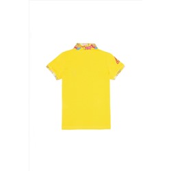 Kız Çocuk Sarı Basic Tişört