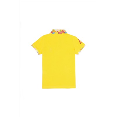 Kız Çocuk Sarı Basic Tişört