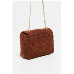 Bandolera de nobuk Mini Vivi Camel
