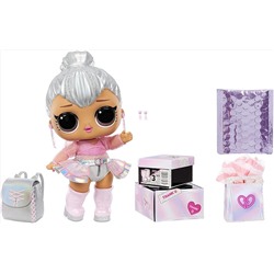 LOL Surprise Big B.B. (Big Baby) Kitty Queen – 11" Large Doll, Unbox Fashions, Shoes, Accessories, Includes Playset Desk, Chair and Backdrop