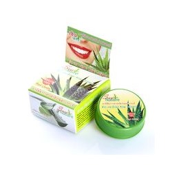 Круглая Зубная паста с алое вера 25 гр/ ALOE VERA extract herbal toothpaste SIAM NATURE 25 gr