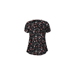 UA Stand Tall Black Scrub Top