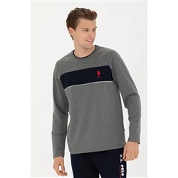 Erkek Antrasit Melanj Pijama Takımı