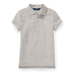 GIRLS 7-16 Stretch Piqué Polo Shirt