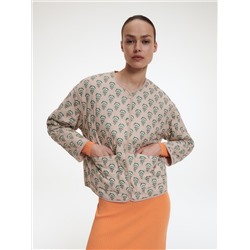 Blazer aus Baumwolle