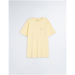 Pocket T-shirt, Men, Yellow