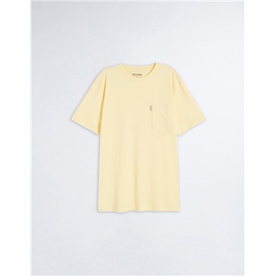Pocket T-shirt, Men, Yellow
