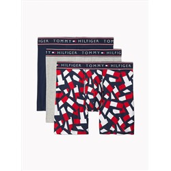 TOMMY HILFIGER STRETCH COTTON BOXER BRIEF 3PK