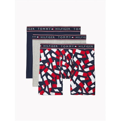 TOMMY HILFIGER STRETCH COTTON BOXER BRIEF 3PK