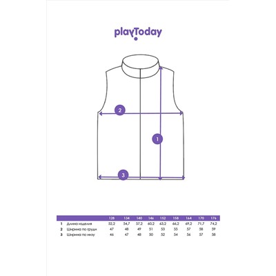 Жилет PLAYTODAY, 1127074