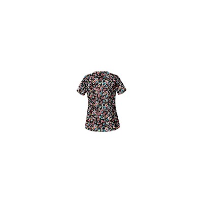 UA Passion Posies Black Scrub Top