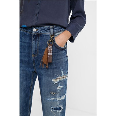 Pantalón vaquero Boyfriend roturas