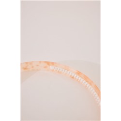 Diadema acetato naranja