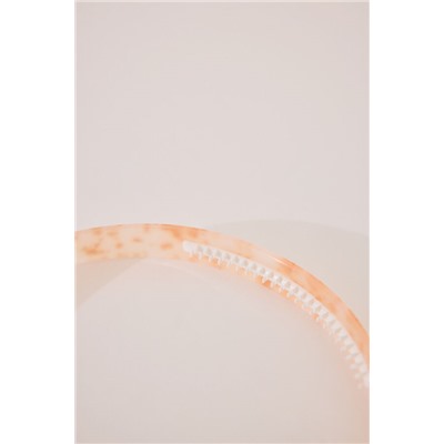 Diadema acetato naranja