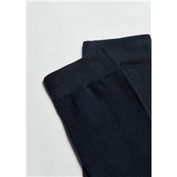 Lange Herrensocken aus Winterbaumwolle