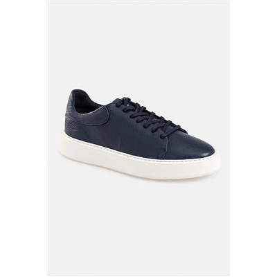 Avva Erkek Lacivert %100 Deri Esnek Taban Sneaker Ayakkabı A31y8069 A31Y8069