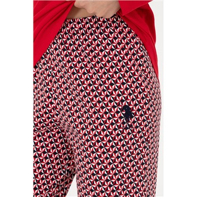 Kadın Kırmızı Pijama Takımı