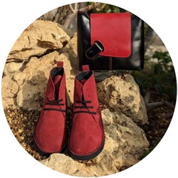 Ab. Zapatos 1619/2 New R · GRANATE+Vera Рelle colores ЧЁРНЫЙ С КРАСНЫМ АКЦИЯ