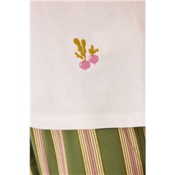 Camiseta lisa manga larga 100% algodón blanco