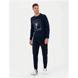 Lacivert Regular Fit Sweatshirt