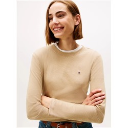 Long-Sleeve Crewneck Favorite T-Shirt