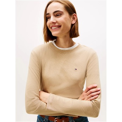 Long-Sleeve Crewneck Favorite T-Shirt