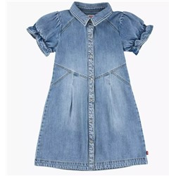 Western Button Up Dress Big Girls S-xl