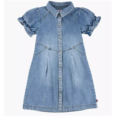 Western Button Up Dress Big Girls S-xl