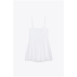 POPLIN SHORT DRESS