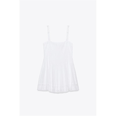 POPLIN SHORT DRESS