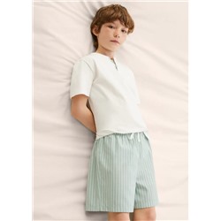 Pijama corto rayas -  Niño | MANGO OUTLET España